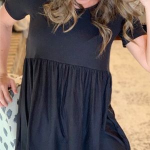 Zenana brand black babydoll style shirt